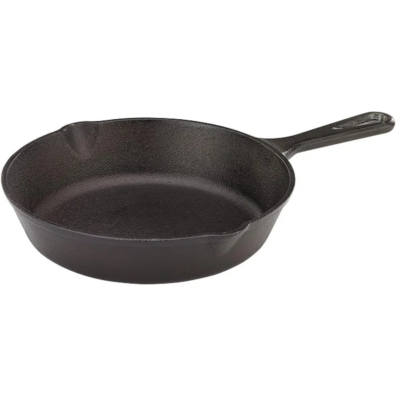 Cast Iron Skillet – Round Egg Pan & Griddle for Indoor & Outdoor Cooking – Best for Eggs, Burgers & Single Portions (16cm)