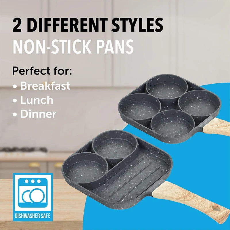 4-Hole Egg & Pancake Frying Pan