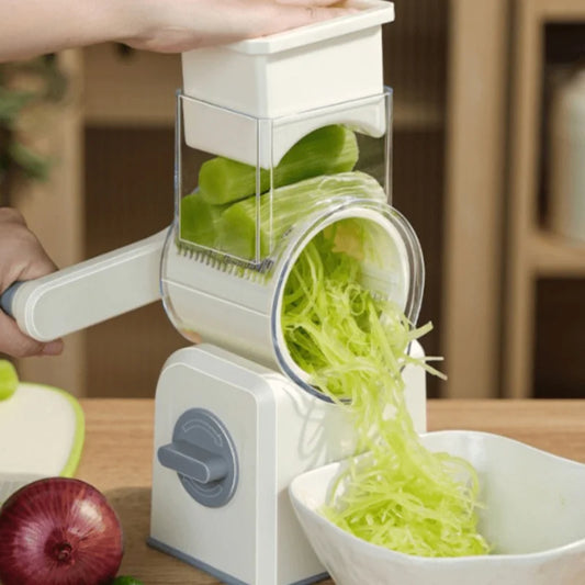 Rotary Drum Vegetable Grater/Slicer