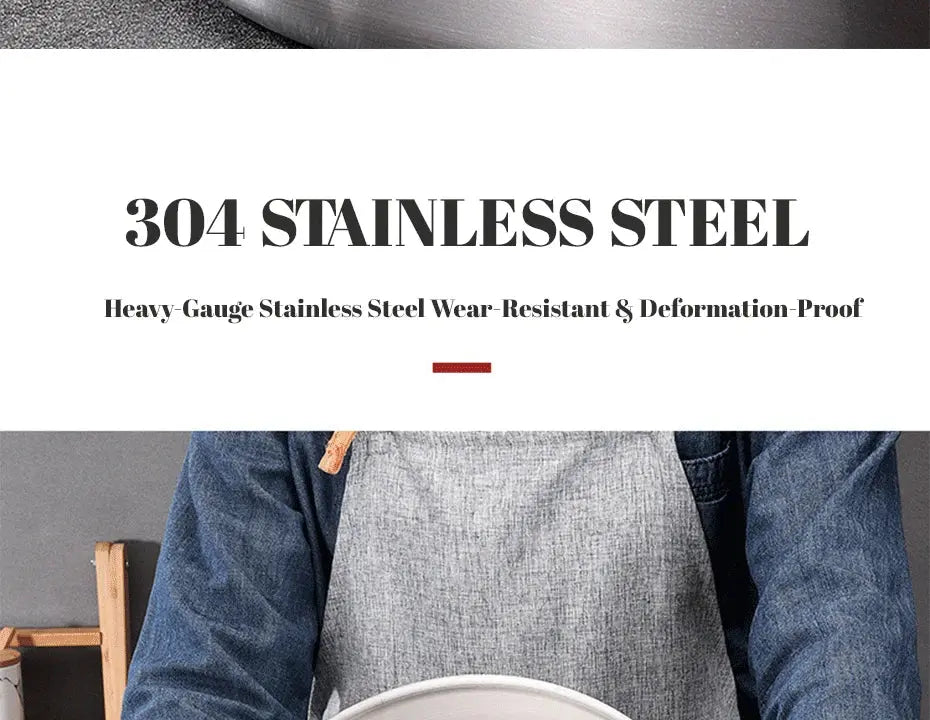 5-Ply Stainless Steel Multi-Purpose Sauté Pan / Stock Pot with Glass Lid & Side Handles – Ideal for Sautéing Vegetables, Searing Meat, Preparing Stocks, Broths, Soups, Stews, Sauces & One-Pot Meals