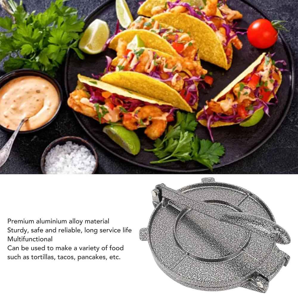 Heavy Duty Aluminium Tortilla Press