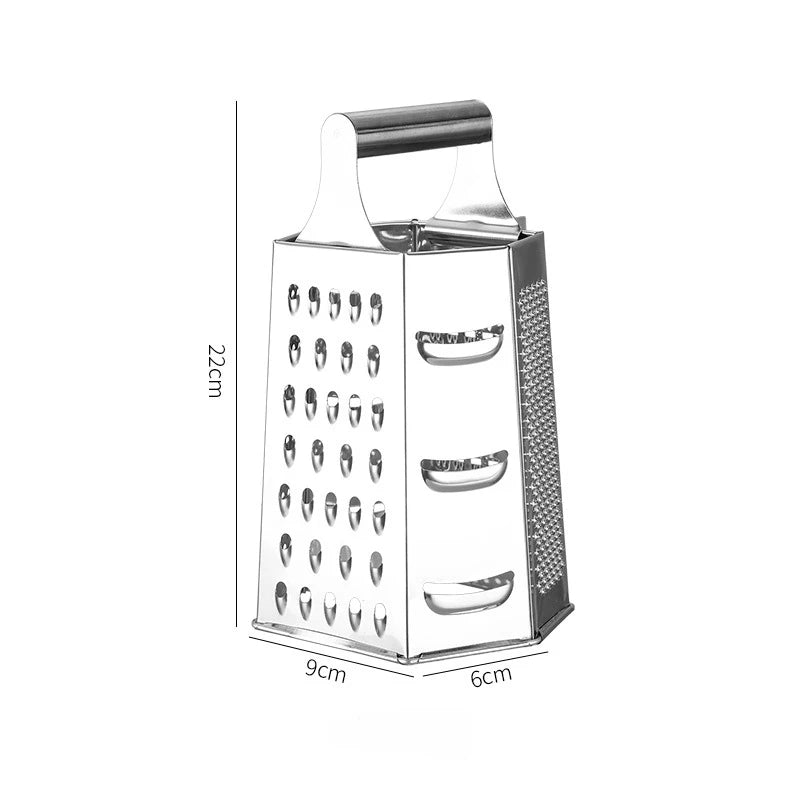 4 & 6-Sided Stainless Steel Box Grater C