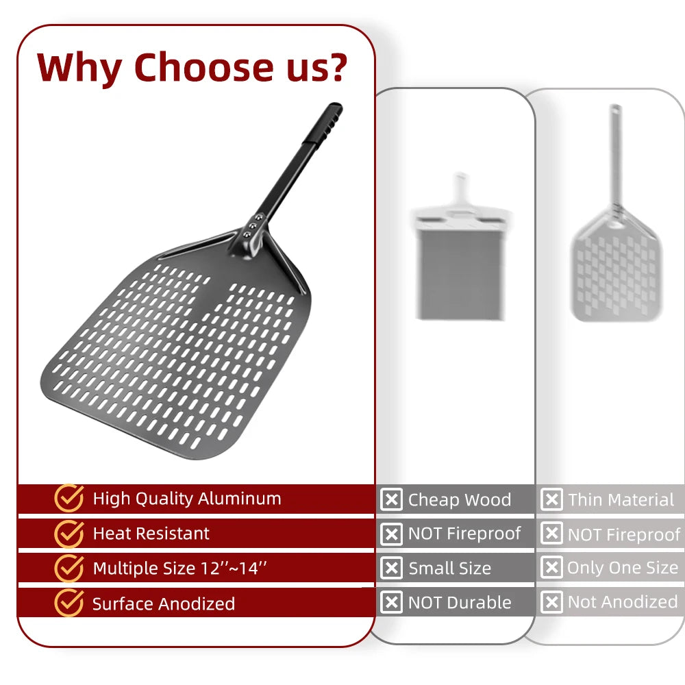 Aluminium Pizza Peel & Turning Paddle