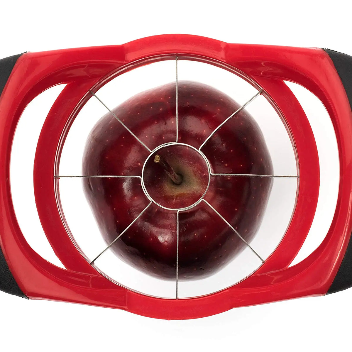 Extra Large 8 Blade Stainless Steel Apple Slicer & Corer – Sharp Apple Cutter & Divider – Perfect for Apples, Pears & Dragon Fruit