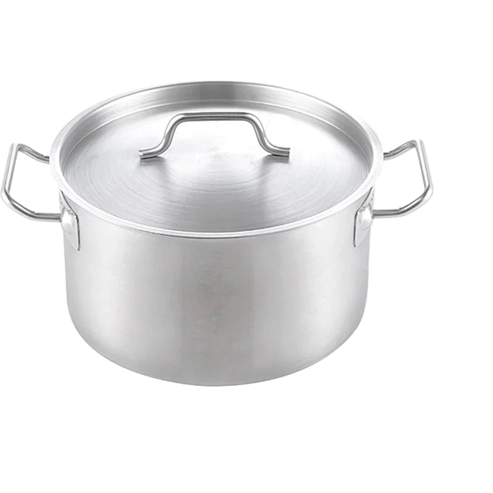 Stainless Steel Soup & Stock Pot with Lid & Dual Handles – Available in Two Styles and Two Sizes – 18cm / 2.7L & 20cm / 3.7L – Durable, Even-Heat Cookware Ideal for Soups, Stocks, Stews, Boiling & Daily Cooking