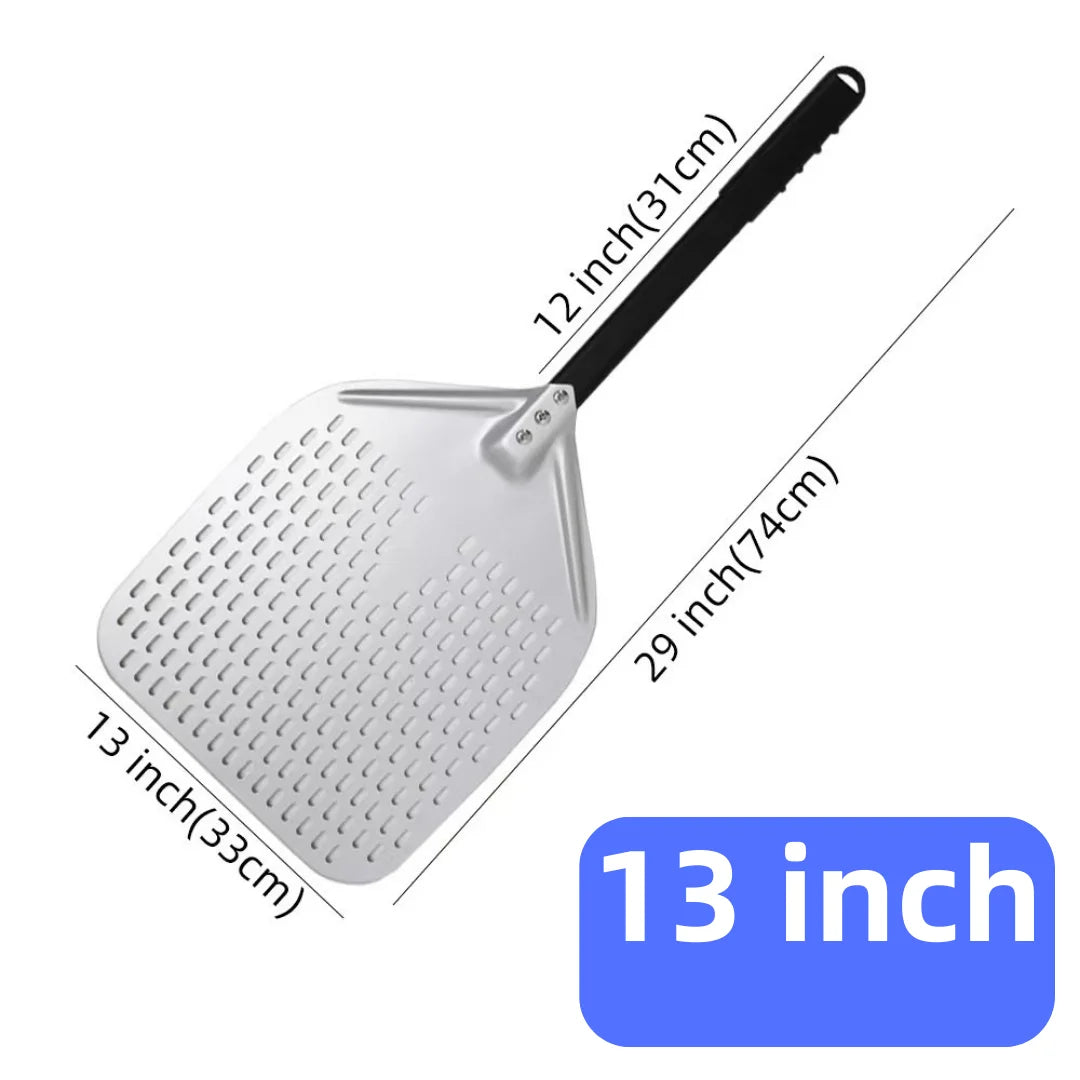 Aluminium Pizza Peel & Turning Paddle 13" Pizza Peel — Silver