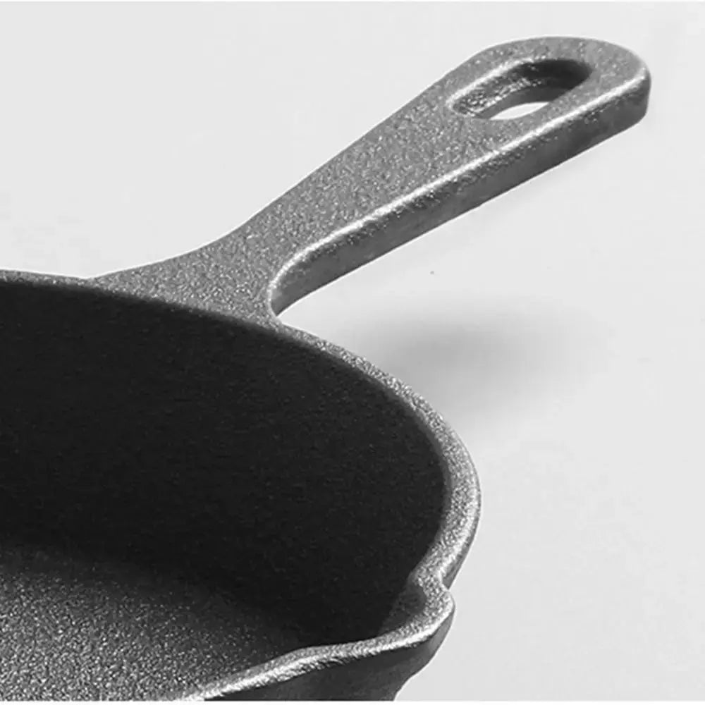 Pre-seasoned Cast Iron Frying Pan – Non-Stick Skillet for Steak, Eggs, Stir-Fry, and Baking, Compatible with Induction & Gas Stoves (14cm, 16cm, 20,26cm Sizes)