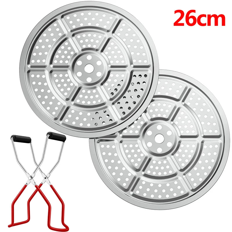 2 Piece Stainless Steel Pressure Canner Racks – Canning Racks for Pressure Cookers & Canners – Best for Canning Jars & Preserving