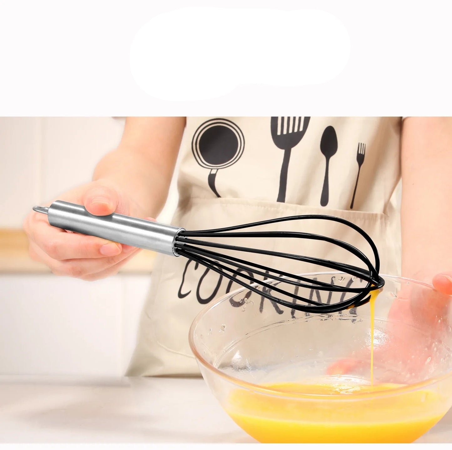 Silicone Kitchen Utensils Set with Stainless Steel Handles – Non-Stick, Heat-Resistant Cooking  Kitchen Utensils for Everyday Cooking & Baking, Available in 4 Colours & Multiple Set Sizes