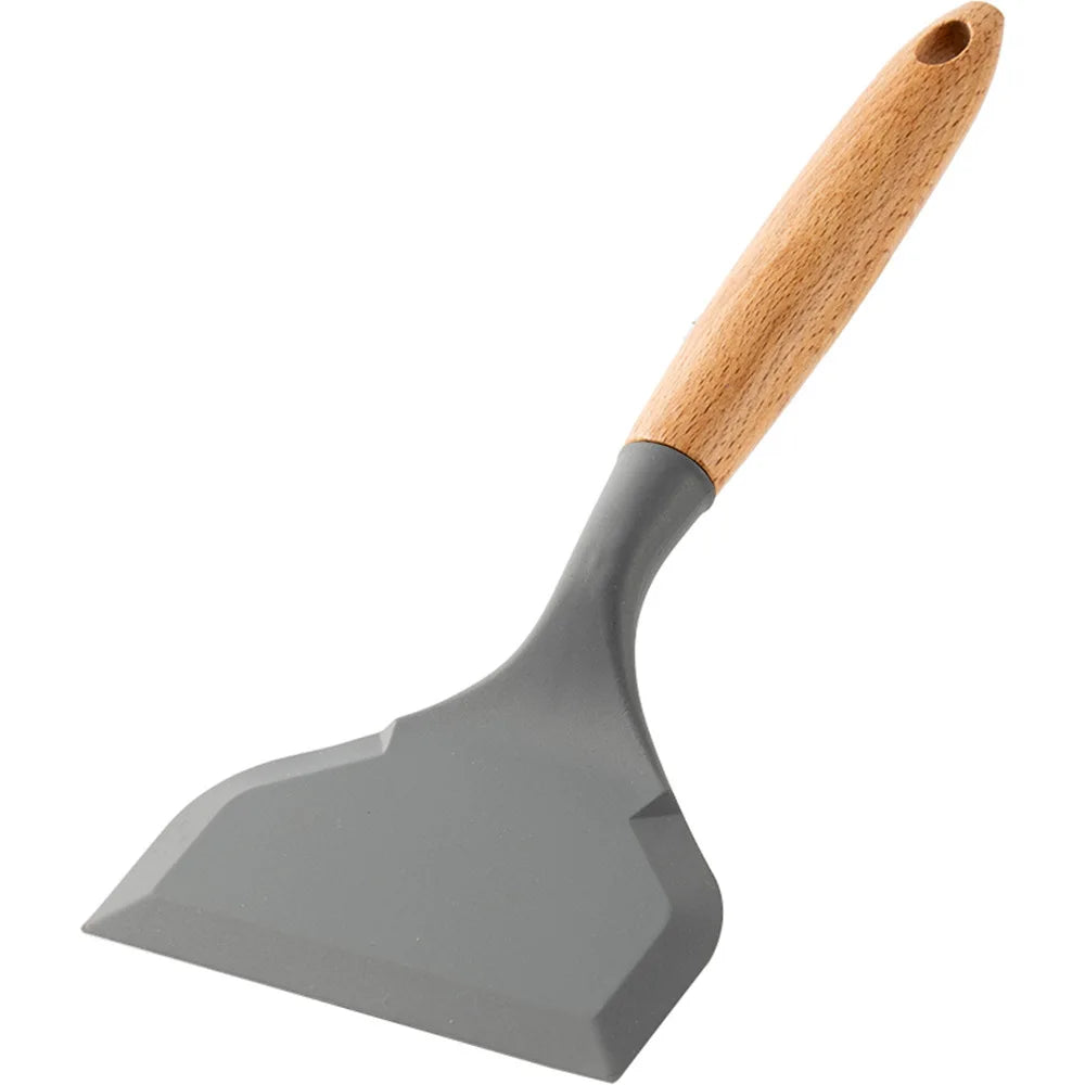Silicone Pancake Spatula & Turner Light Grey