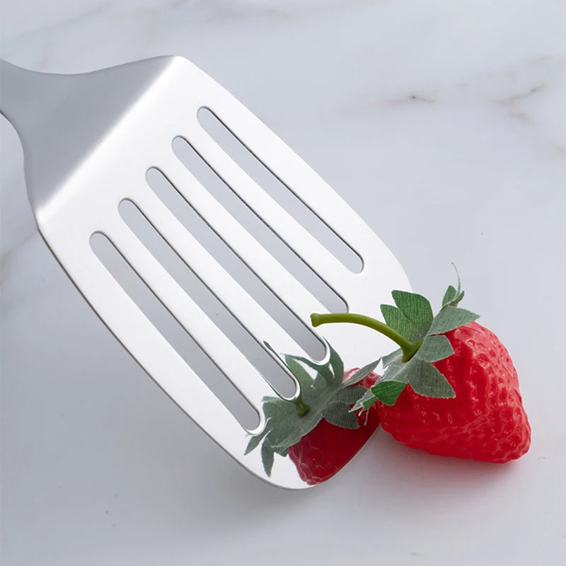 6-Piece Stainless Steel Kitchen Utensil Set with Ergonomic Handles