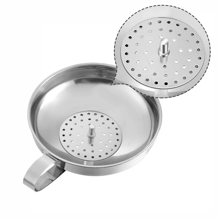 Stainless Steel Wide Mouth Canning Funnel – Metal Jar Funnel for Filling Mason Jars – Great for Jams, Preserves & Dry Goods – Available in Small, Large & Set
