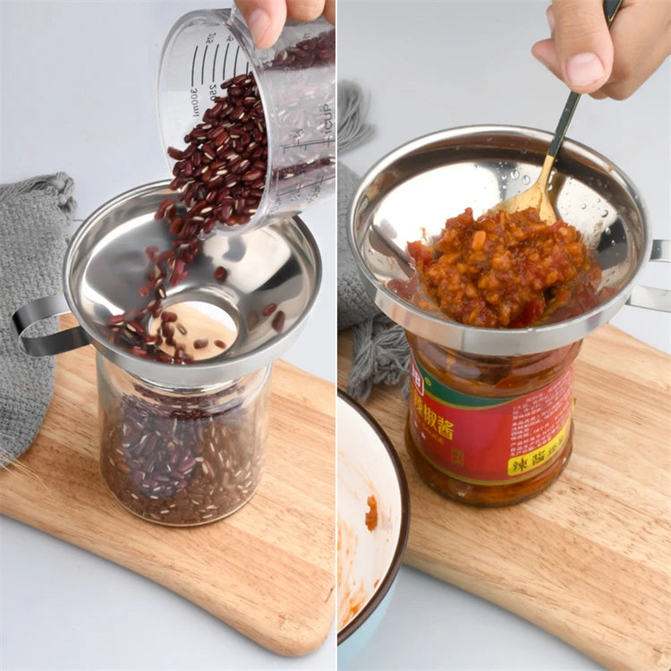 Stainless Steel Canning Essentials Kit – Wide Mouth Canning Funnels & Jar Lifter Tongs – Great for Home Canning, Jam & Preserving – Available in 4, 5 & 6 Pieces