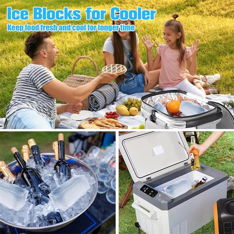 Extra Large Silicone Ice Block Mould – Reusable Ice Tray for Ice Baths & Cold Plunge Tubs – Ideal for Large Blocks of Ice – Available in Light Blue, Grey, Pink, Purple, Blue & Black Colours