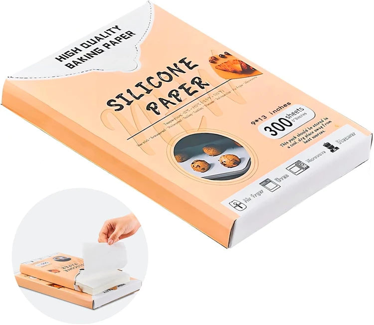 200 Piece Non-Stick Parchment Paper Sheets – Precut Baking Paper for Ovens & Air Fryers – Ideal for Baking, Steaming & Lining Cookie Pans – Available in 15x20cm, 20x25cm, 20x30cm, 23x33cm, 25x35cm & 30x40cm