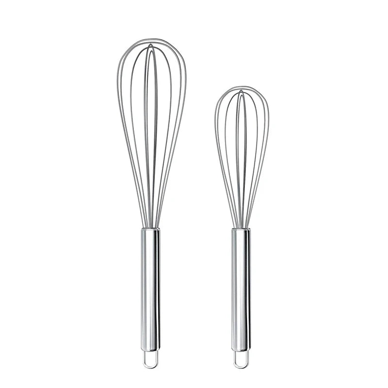 Stainless Steel Balloon Whisk – Wire Egg Whisk & Beater for Eggs, Cream & Milk – Best for Whipping, Mixing & Batters – Available in 8, 10 & 12 Inch or Set of 3