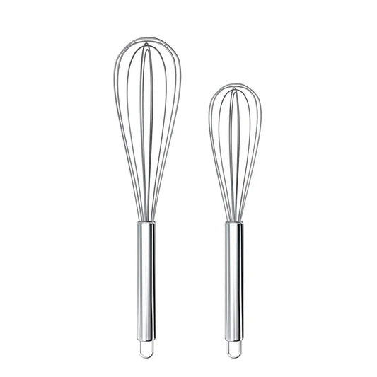 Stainless Steel Balloon Whisk – Wire Egg Whisk & Beater for Eggs, Cream & Milk – Best for Whipping, Mixing & Batters – Available in 8, 10 & 12 Inch or Set of 3