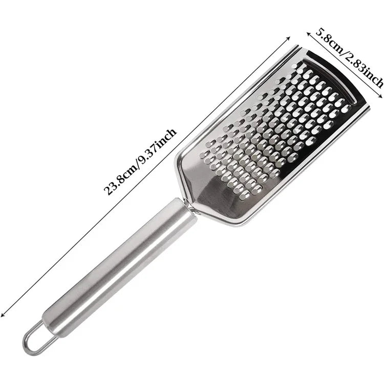 Stainless Steel Micro Blade Grater & Zester – Handheld Cheese, Ginger, Nutmeg & Lemon Grater – Perfect for Fine Grating & Zesting