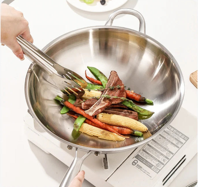Food-grade 316 Stainless Steel Wok