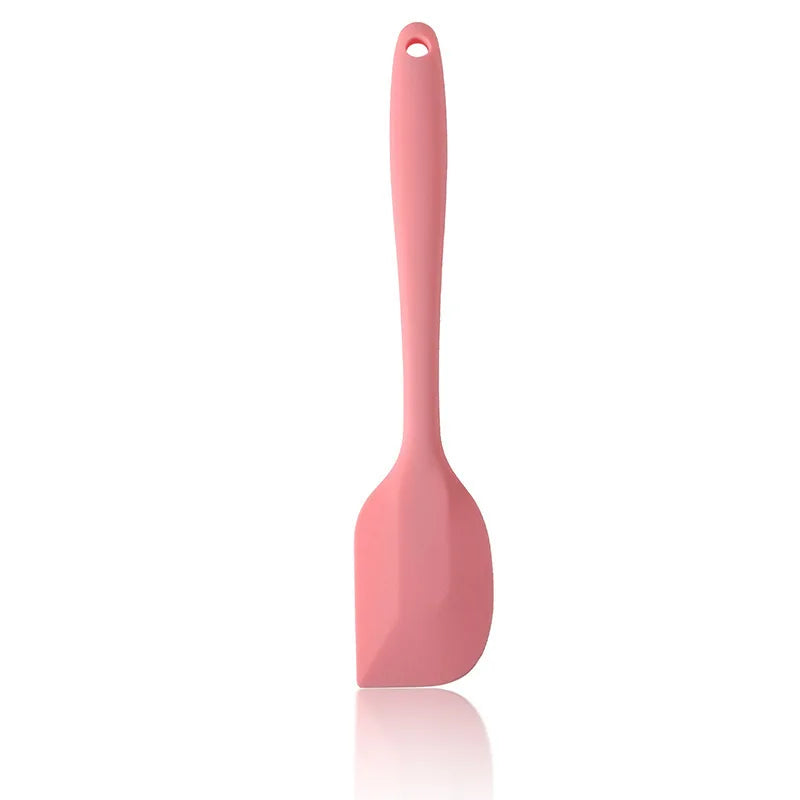 Heat Resistant Silicone Spatula & Scraper – Seamless Non-Stick Baking & Cake Cream Scraper – Perfect for Mixing, Folding & Scraping Bowls – Available in 9 Colours & Multi-Packs