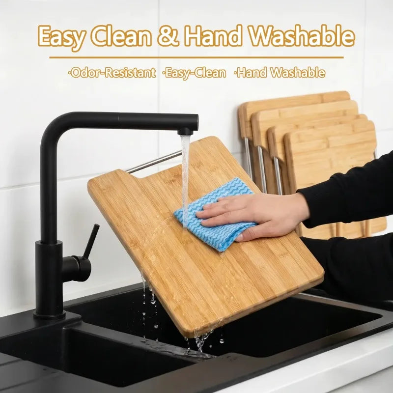 Bamboo Breakfast Boards – Small Wooden Chopping & Serving Boards – Ideal for Bread, Cheese & Snacks – Available in 1, 2 & 3 Packs