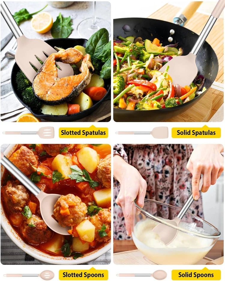 Silicone Cooking Utensil Set