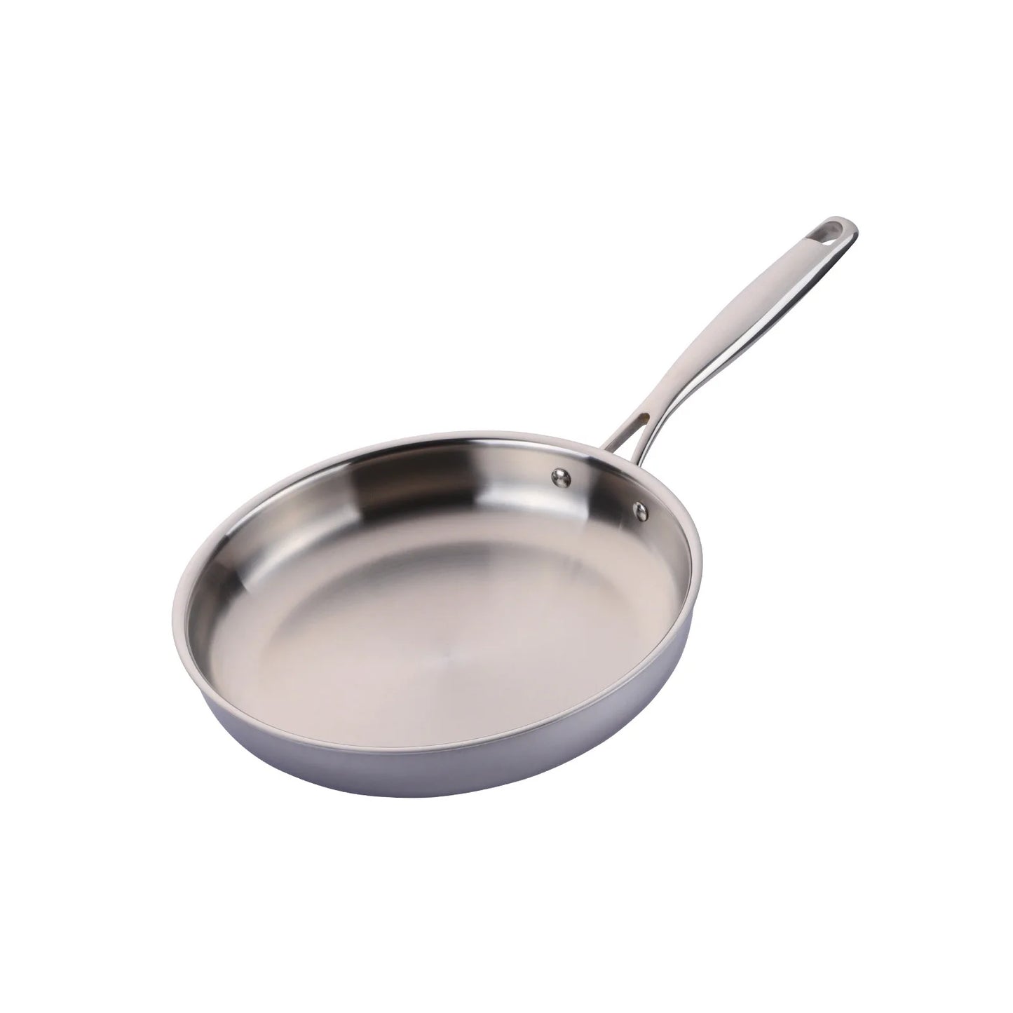 304 Stainless Steel Frying Pan 28cm true color 28cm