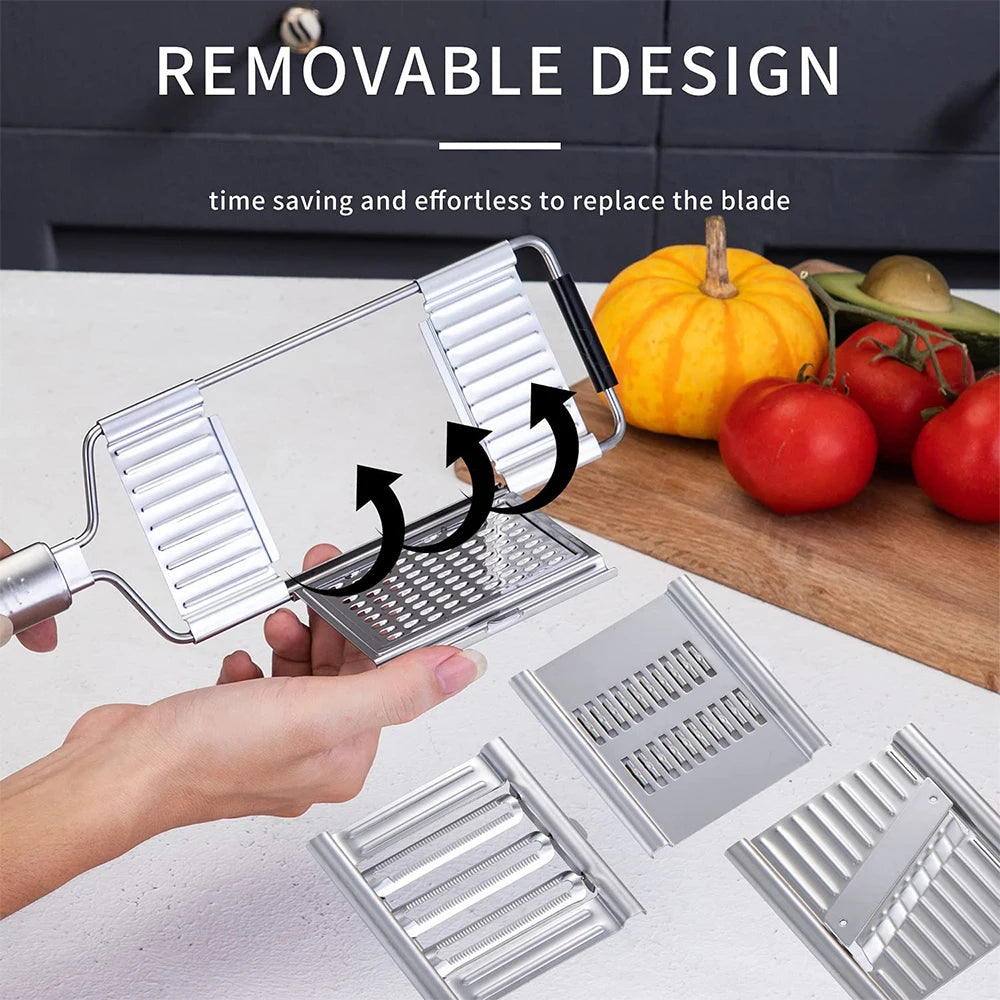4-in-1 Stainless Steel Vegetable Slicer