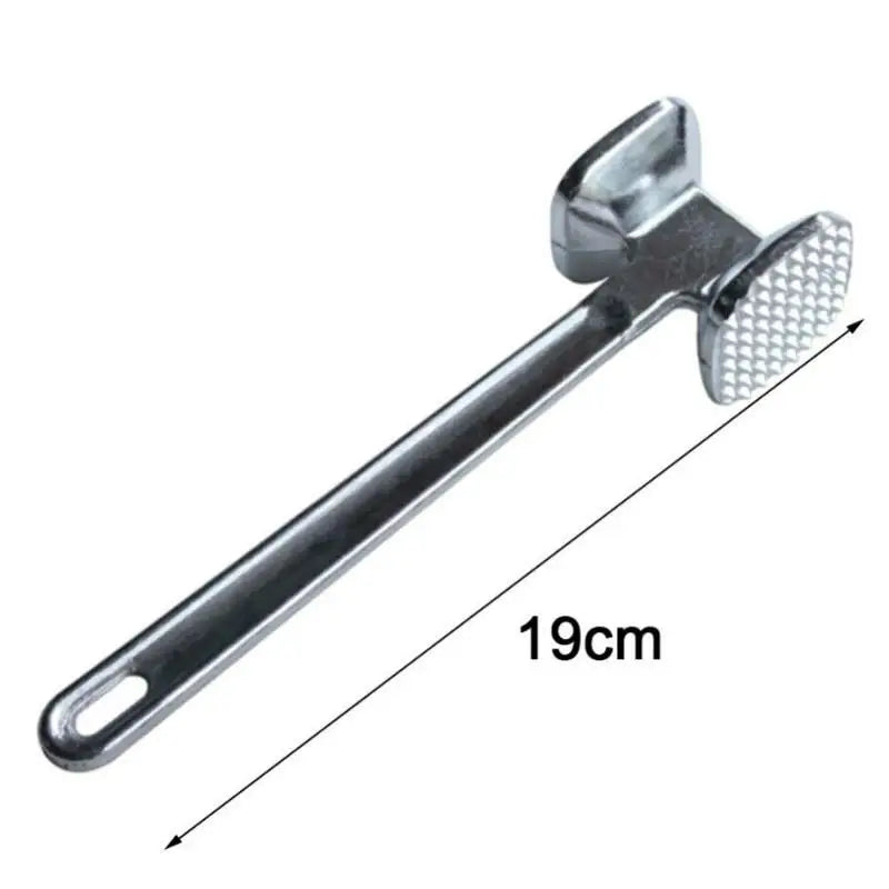Meat Tenderiser Hammer – Double-Sided Metal Mallet for Pounding Steak & Chicken – Best for Tender Beef, Schnitzel & Escalopes
