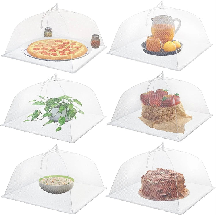 Collapsible Mesh Food Cover Tent – Reusable Umbrella Food Net for Plates & Platters – Ideal for Picnics, Garden Parties & Outdoor Dining – Available in Small, Medium, Large & Extra Large