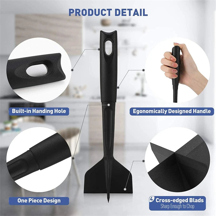 Heat Resistant Meat Chopper & Masher – Mince & Burger Smasher Tool for Nonstick Pans – Best for Browning Mince & Mashing Potatoes