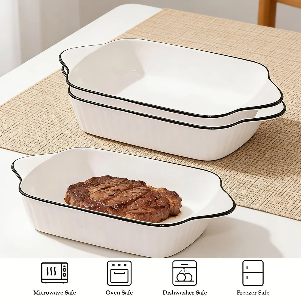 Ceramic Baking Dish Set of 3