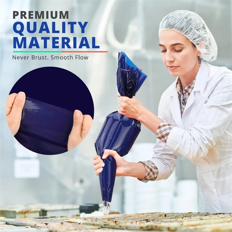 Large Disposable Piping Bags – Thick Icing & Pastry Bags in 16, 18 & 21 Inch – Best for Decorating Cakes, Cupcakes & Cookies