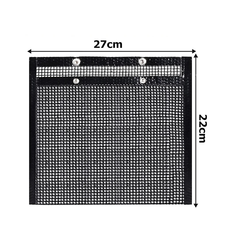 Reusable PTFE Mesh Grill Bags – Non-Stick BBQ Bags for Charcoal, Gas Grills & Smokers – Best for Grilling Vegetables, Fish & Small Foods – Available in 3 Sizes