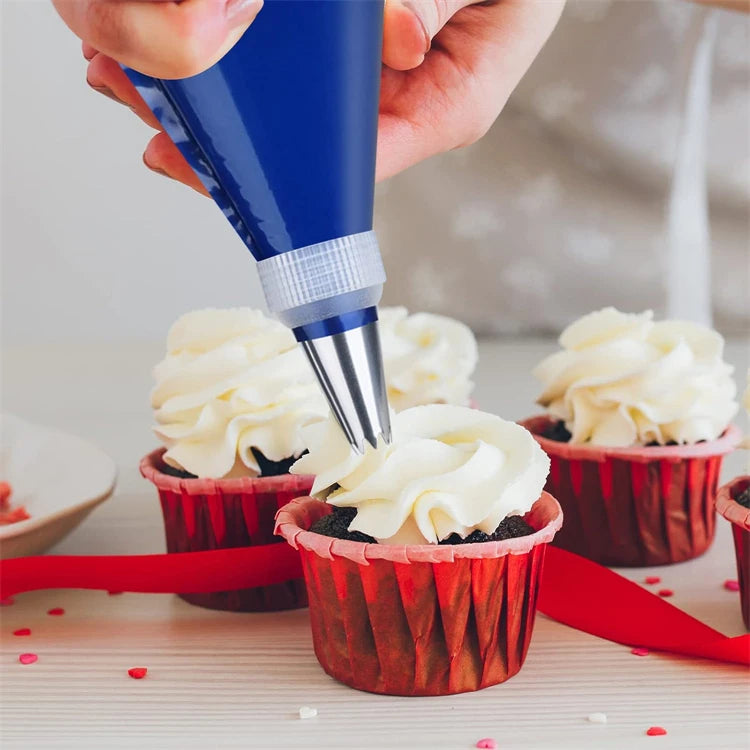 Large Disposable Piping Bags – Thick Icing & Pastry Bags in 16, 18 & 21 Inch – Best for Decorating Cakes, Cupcakes & Cookies