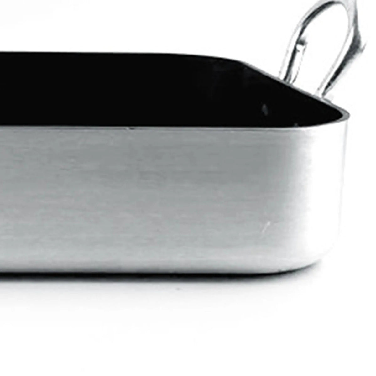 Rectangle Frying Pan Nonstick Aluminum Alloy Multifunction Flat Single Bottom Fry Pan with Handles for Home Kitchen Business