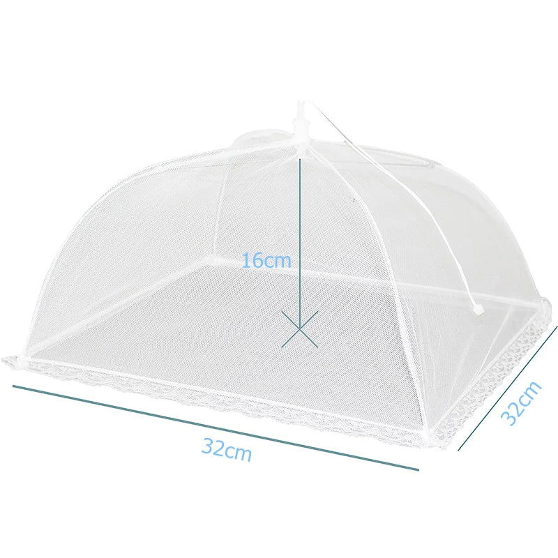 Collapsible Mesh Food Cover Tent – Reusable Umbrella Food Net for Plates & Platters – Ideal for Picnics, Garden Parties & Outdoor Dining – Available in Small, Medium, Large & Extra Large