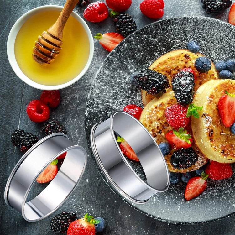Stainless Steel Muffin & Crumpet Rings