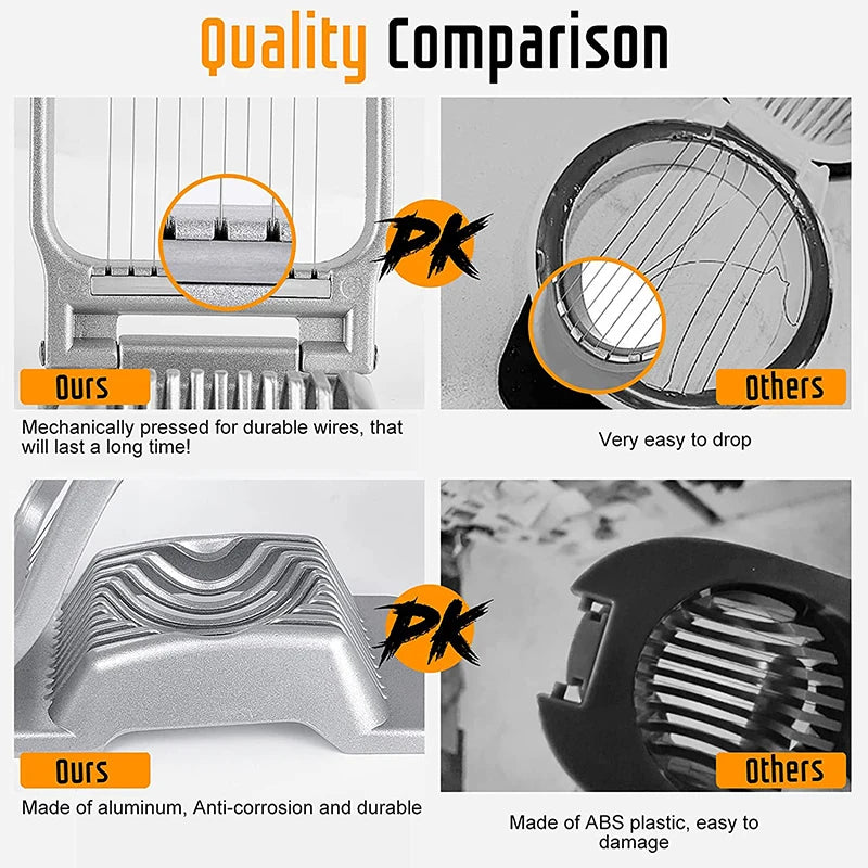 Stainless Steel Egg Slicer and Dicer