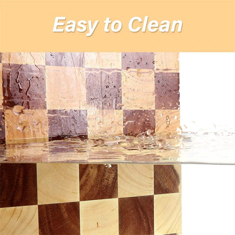 Rubber wood End Grain Cutting Board