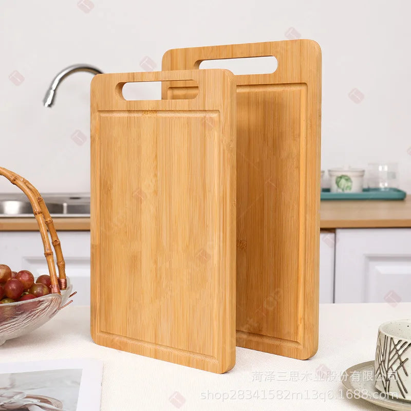Premium Double-Sided Bamboo Cutting Board – Durable & Perfect for Everyday Kitchen Tasks – Available as Single Pieces or Multi-Board Combination Sets in Small, Medium, & Large Options