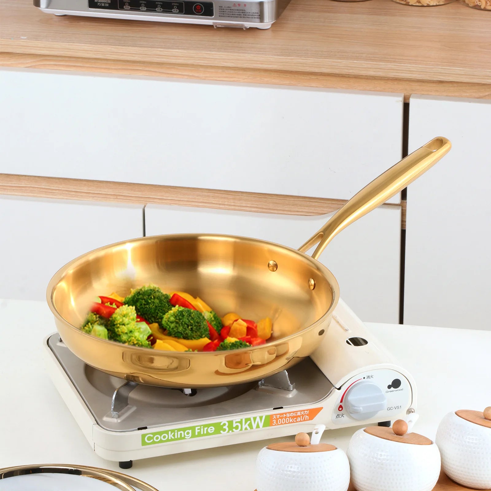 304 Stainless Steel Frying Pan 28cm