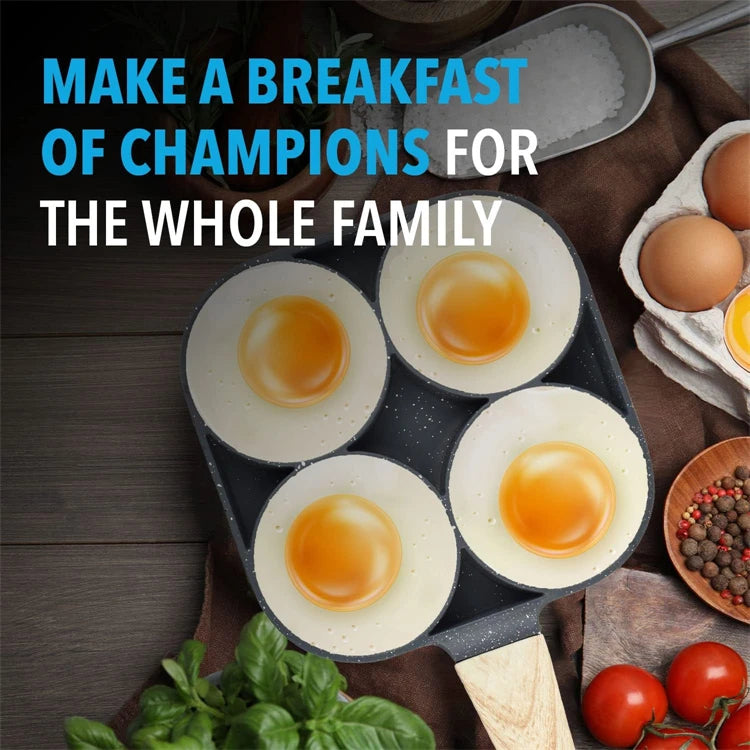 4-Hole Egg & Pancake Frying Pan