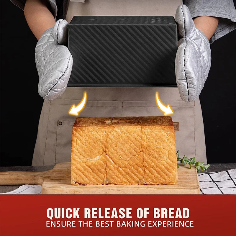 Non-Stick Pullman Loaf Pan with Lid