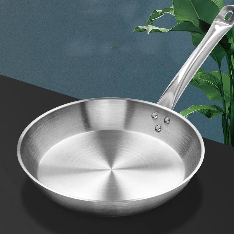 Stainless Steel Non-Stick Frying Pan - Available in 22cm, 24cm, 26cm & 28cm