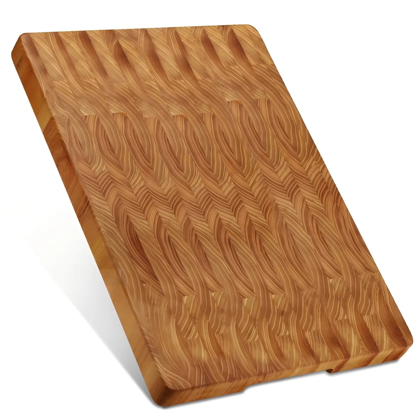 Teak Wood End Grain Cutting Board with Hidden Handles – Rectangular | 34cm & 42cm