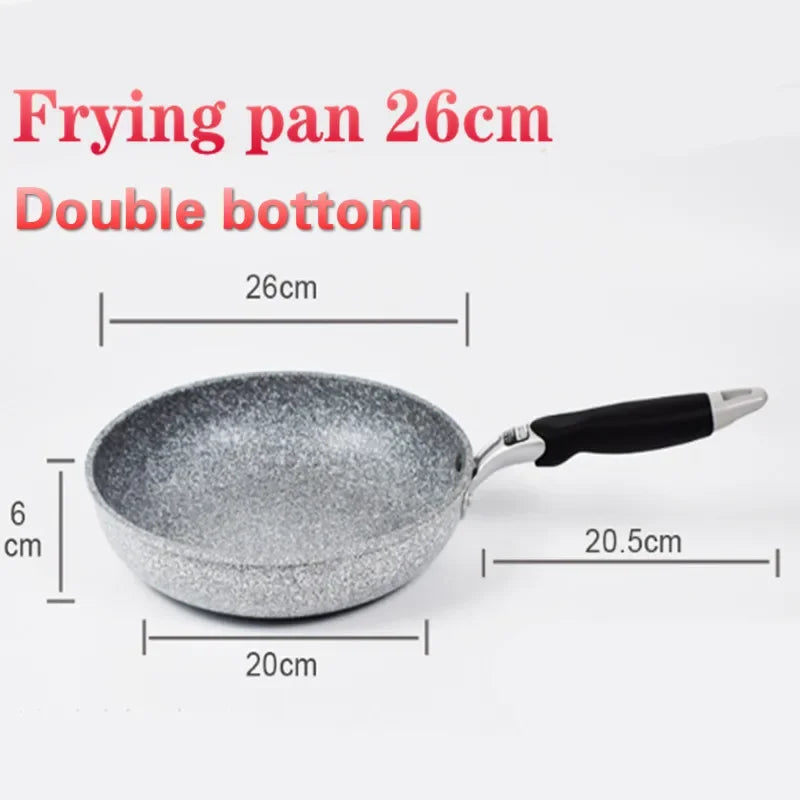 Non-Stick Frying Pan, Wok & Pancake Pan Range – Aluminium Induction Pans with Bakelite Handles & Matching Lids – Perfect for Eggs, Stir-Fries & Pancakes – Available in 20cm to 28cm