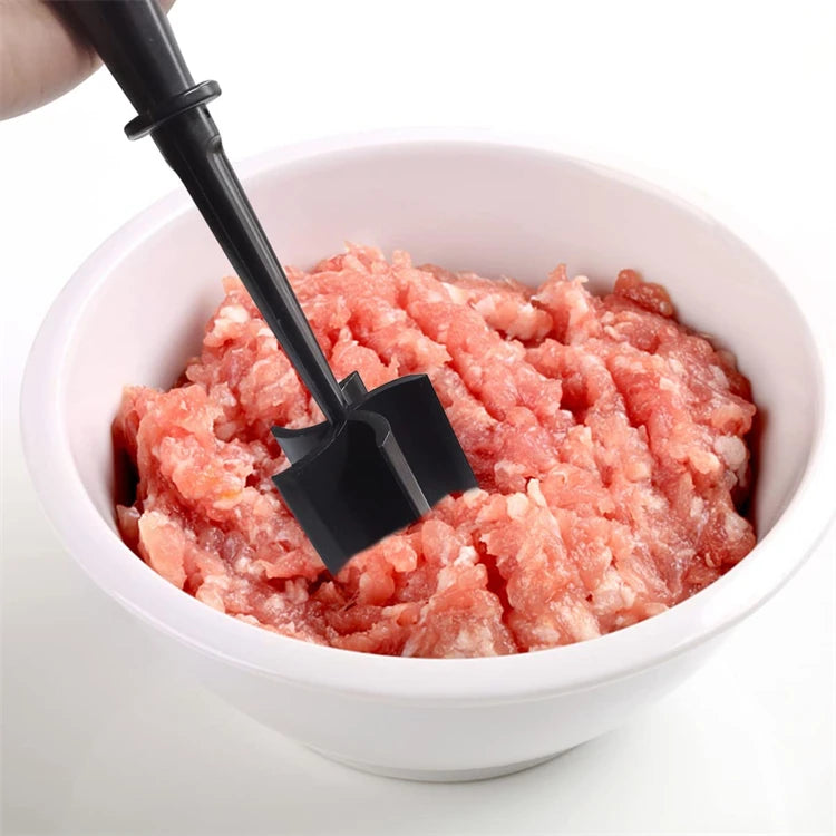 Heat Resistant Meat Chopper & Masher – Mince & Burger Smasher Tool for Nonstick Pans – Best for Browning Mince & Mashing Potatoes