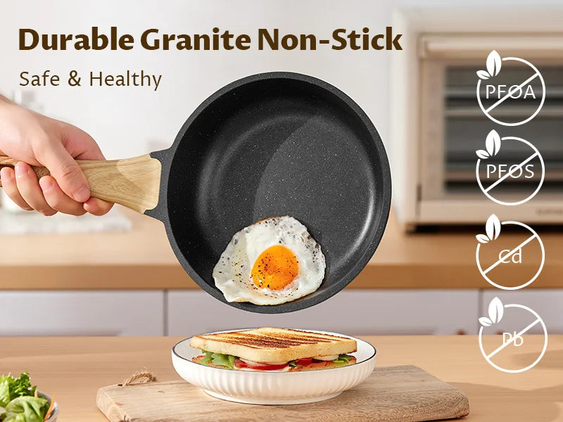 Non-Stick Frying Pan Set — 3 Piece