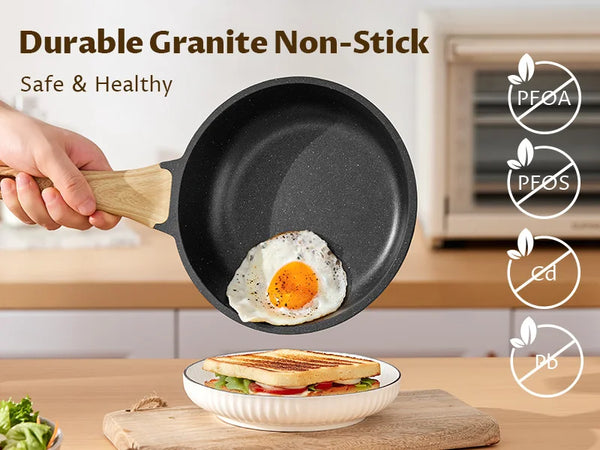 Non-Stick Frying Pan Set — 3 Piece